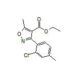 Ethyl 3-(2-Chloro-4-methylphenyl)-5-methylisoxazole-4-carboxylate