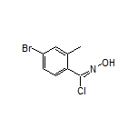 4-Bromo-N-hydroxy-2-methylbenzimidoyl Chloride