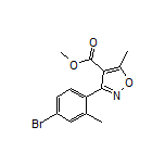 Methyl 3-(4-Bromo-2-methylphenyl)-5-methylisoxazole-4-carboxylate