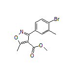 Methyl 3-(4-Bromo-3-methylphenyl)-5-methylisoxazole-4-carboxylate