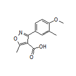 3-(4-Methoxy-3-methylphenyl)-5-methylisoxazole-4-carboxylic Acid