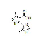 5-Methyl-3-(4-methyl-5-thiazolyl)isoxazole-4-carboxylic Acid