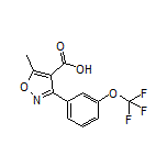 5-Methyl-3-[3-(trifluoromethoxy)phenyl]isoxazole-4-carboxylic Acid