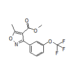 Methyl 5-Methyl-3-[3-(trifluoromethoxy)phenyl]isoxazole-4-carboxylate