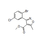 Methyl 3-(2-Bromo-5-chlorophenyl)-5-methylisoxazole-4-carboxylate