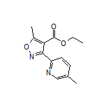 Ethyl 5-Methyl-3-(5-methyl-2-pyridyl)isoxazole-4-carboxylate