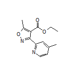 Ethyl 5-Methyl-3-(4-methyl-2-pyridyl)isoxazole-4-carboxylate