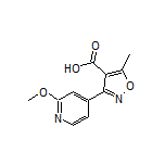 3-(2-Methoxy-4-pyridyl)-5-methylisoxazole-4-carboxylic Acid