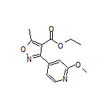 Ethyl 3-(2-Methoxy-4-pyridyl)-5-methylisoxazole-4-carboxylate