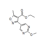 Ethyl 3-(2-Methoxy-5-pyrimidinyl)-5-methylisoxazole-4-carboxylate