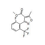 Methyl 3-[2-Fluoro-6-(trifluoromethyl)phenyl]-5-methylisoxazole-4-carboxylate