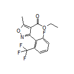 Ethyl 3-[2-Fluoro-6-(trifluoromethyl)phenyl]-5-methylisoxazole-4-carboxylate