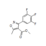 Methyl 5-Methyl-3-(3,4,5-trifluorophenyl)isoxazole-4-carboxylate