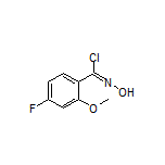 4-Fluoro-N-hydroxy-2-methoxybenzimidoyl Chloride