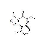 Ethyl 3-(2-Bromo-6-fluorophenyl)-5-methylisoxazole-4-carboxylate