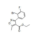 Ethyl 3-(2-Bromo-3-fluorophenyl)-5-methylisoxazole-4-carboxylate