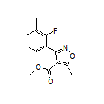 Methyl 3-(2-Fluoro-3-methylphenyl)-5-methylisoxazole-4-carboxylate