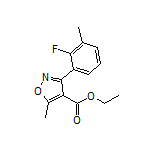 Ethyl 3-(2-Fluoro-3-methylphenyl)-5-methylisoxazole-4-carboxylate