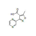 5-Methyl-3-(2-pyrazinyl)isoxazole-4-carboxylic Acid