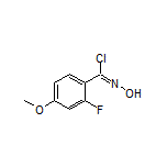 2-Fluoro-N-hydroxy-4-methoxybenzimidoyl Chloride