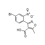 3-(4-Bromo-2-nitrophenyl)-5-methylisoxazole-4-carboxylic Acid