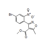 Methyl 3-(4-Bromo-2-nitrophenyl)-5-methylisoxazole-4-carboxylate