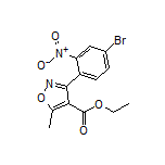 Ethyl 3-(4-Bromo-2-nitrophenyl)-5-methylisoxazole-4-carboxylate