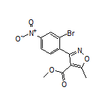 Methyl 3-(2-Bromo-4-nitrophenyl)-5-methylisoxazole-4-carboxylate