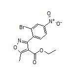 Ethyl 3-(2-Bromo-4-nitrophenyl)-5-methylisoxazole-4-carboxylate