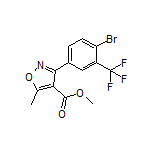 Methyl 3-[4-Bromo-3-(trifluoromethyl)phenyl]-5-methylisoxazole-4-carboxylate