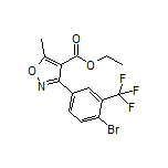 Ethyl 3-[4-Bromo-3-(trifluoromethyl)phenyl]-5-methylisoxazole-4-carboxylate