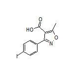 3-(4-Iodophenyl)-5-methylisoxazole-4-carboxylic Acid