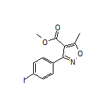 Methyl 3-(4-Iodophenyl)-5-methylisoxazole-4-carboxylate