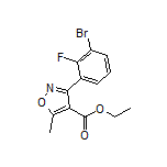 Ethyl 3-(3-Bromo-2-fluorophenyl)-5-methylisoxazole-4-carboxylate