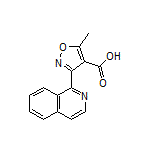 3-(1-Isoquinolyl)-5-methylisoxazole-4-carboxylic Acid