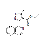 Ethyl 3-(1-Isoquinolyl)-5-methylisoxazole-4-carboxylate