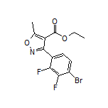 Ethyl 3-(4-Bromo-2,3-difluorophenyl)-5-methylisoxazole-4-carboxylate