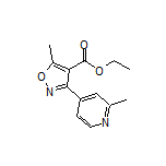 Ethyl 5-Methyl-3-(2-methyl-4-pyridyl)isoxazole-4-carboxylate