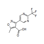 5-Methyl-3-[2-(trifluoromethyl)-5-pyrimidinyl]isoxazole-4-carboxylic Acid