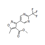 Methyl 5-Methyl-3-[2-(trifluoromethyl)-5-pyrimidinyl]isoxazole-4-carboxylate