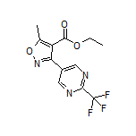 Ethyl 5-Methyl-3-[2-(trifluoromethyl)-5-pyrimidinyl]isoxazole-4-carboxylate