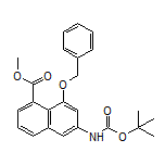 Methyl 8-(Benzyloxy)-6-(Boc-amino)-1-naphthoate