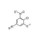 4-Chloro-3-methoxy-5-nitrobenzonitrile