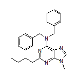 N,N-Dibenzyl-2-butyl-9-methyl-9H-purin-6-amine