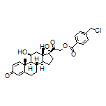 2-[(8S,9S,10R,11S,13S,14S,17R)-11,17-Dihydroxy-10,13-dimethyl-3-oxo-6,7,8,9,10,11,12,13,14,15,16,17-dodecahydro-3H-cyclopenta[a]phenanthren-17-yl]-2-oxoethyl 4-(Chloromethyl)benzoate