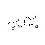 N-(3-Chloro-4-fluorophenyl)ethanesulfonamide