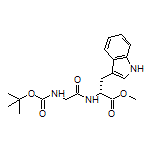 Methyl (R)-2-[2-(Boc-amino)acetamido]-3-(3-indolyl)propanoate