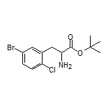 tert-Butyl 2-Amino-3-(5-bromo-2-chlorophenyl)propanoate