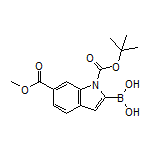 1-Boc-6-(methoxycarbonyl)-1H-indole-2-boronic Acid