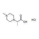 (S)-2-(4-Methyl-1-piperazinyl)propanoic Acid Hydrochloride